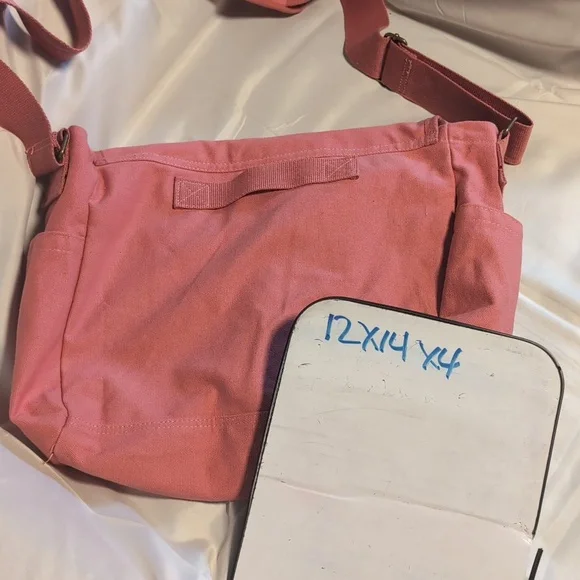 Pink it's all fun and games until HR gets involved messenger bag - Picture 5 of 6